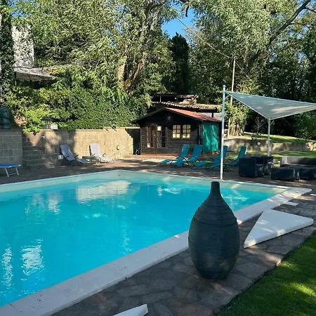 Prestigious Single With Park And Pool Villa Latera